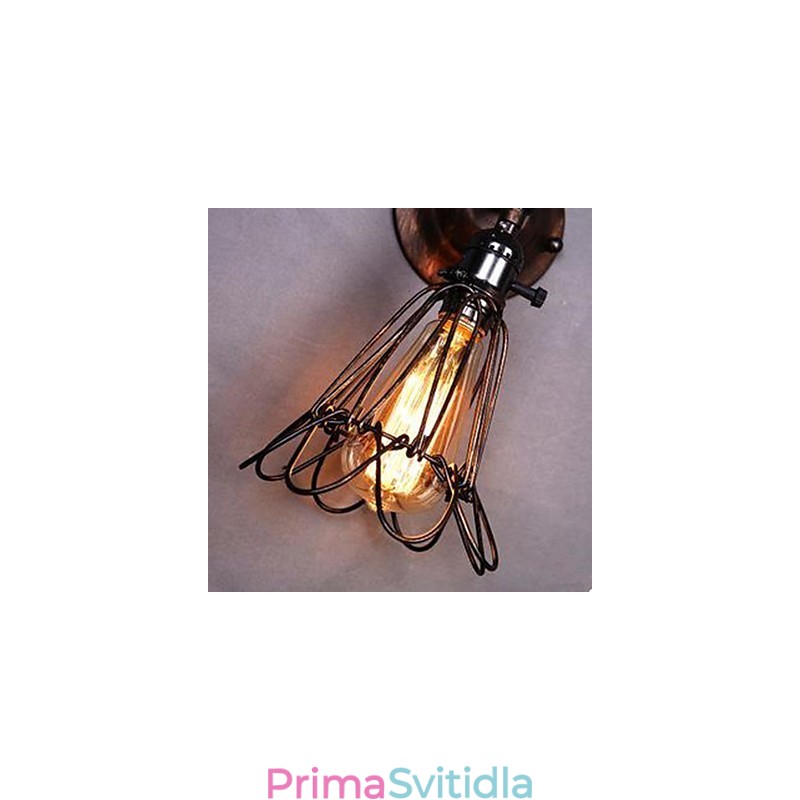 Malá klecová nástěnná lampa Průmyslový styl Obnovení starověkých způsobů chodeb Lampy a lucerny