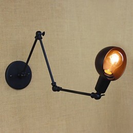 Osobnost Dlouhé rameno Nastavitelný úhelník Tři retro lampy do obývacího pokoje Dekorativní nástěnné svítidlo