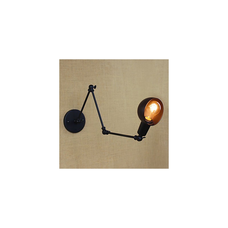 Osobnost Dlouhé rameno Nastavitelný úhelník Tři retro lampy do obývacího pokoje Dekorativní nástěnné svítidlo