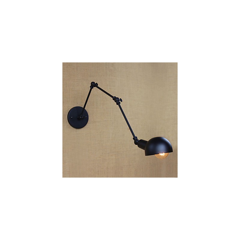 Osobnost Dlouhé rameno Nastavitelný úhelník Tři retro lampy do obývacího pokoje Dekorativní nástěnné svítidlo