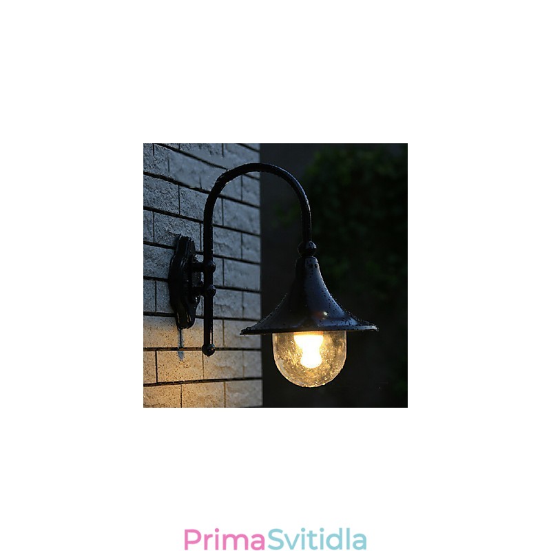 Venkovní nástěnná svítidla Tradiční klasická kovová