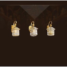 Venkovní lampa Zahradní lampa Venkovní lampa Plná měděná lampa