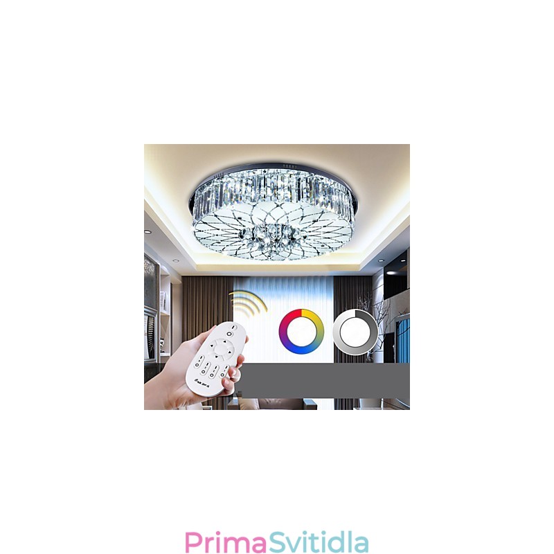 Zapuštěný křišťálový moderní moderní kov