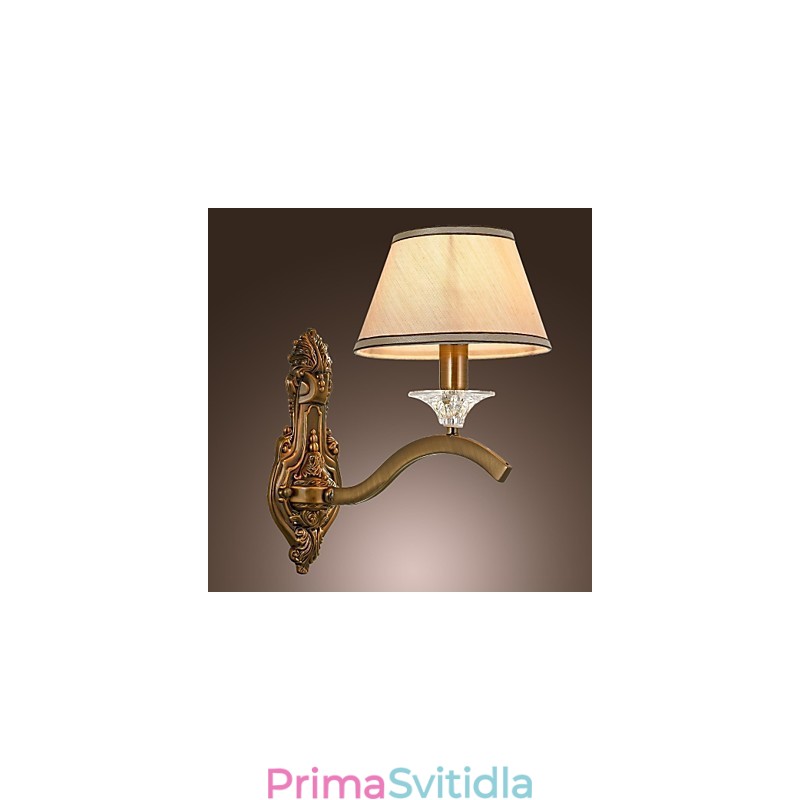 Nástěnné svícny tradiční klasické kovové