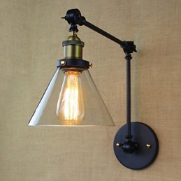 Středomořská vesnice Retro Pastorační skleněné dekorativní nástěnné svícny Obchod s oblečením Restaurace Káva