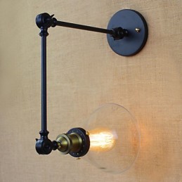 Středomořská vesnice Retro Pastorační skleněné dekorativní nástěnné svícny Obchod s oblečením Restaurace Káva