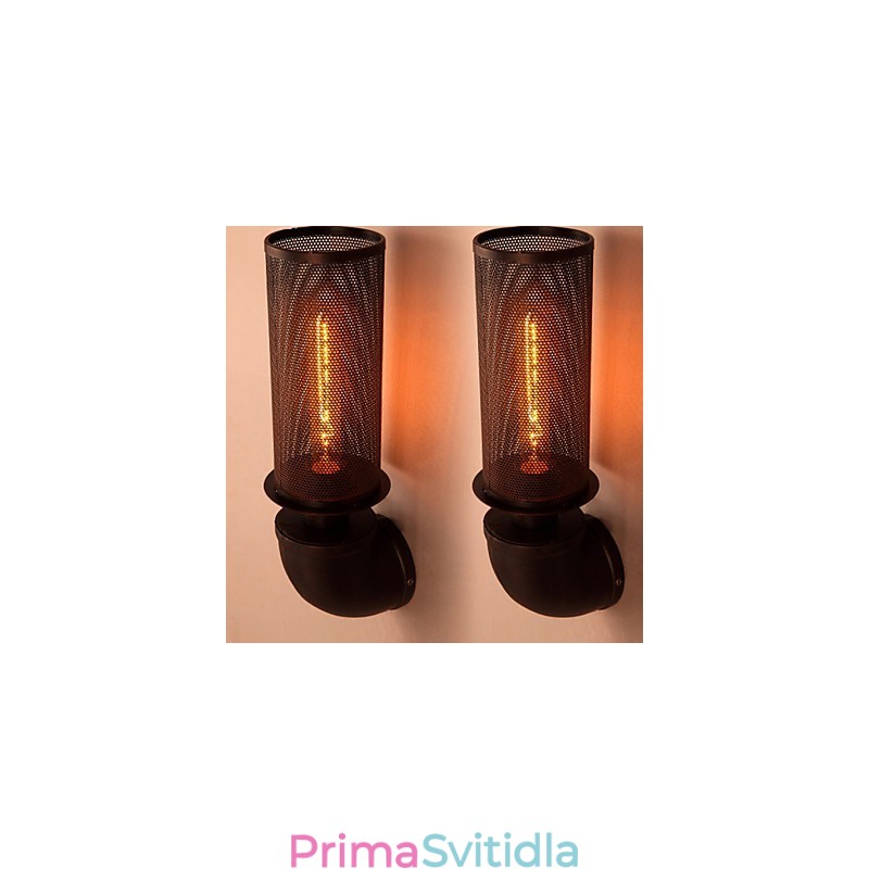 Obnovit starověké způsoby kované železné podkrovní kreativní nástěnná svítidla