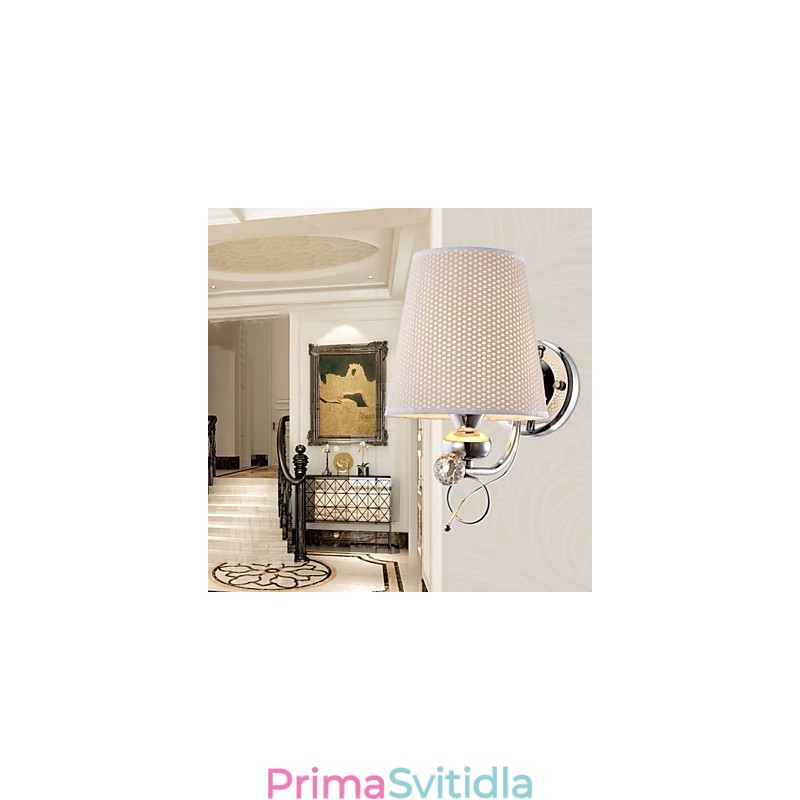 Kreativní moderní a smluvní křišťálové nástěnné lampy v evropském stylu