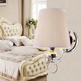 Kreativní moderní a smluvní křišťálové nástěnné lampy v evropském stylu