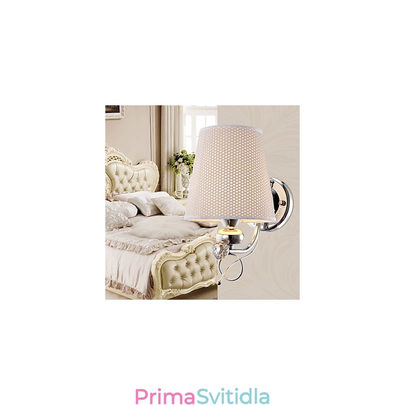 Kreativní moderní a smluvní křišťálové nástěnné lampy v evropském stylu