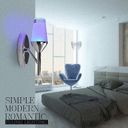 Nástěnné svícny Moderní současná kovová lampa na víno