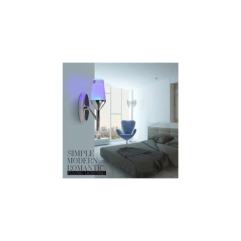 Nástěnné svícny Moderní současná kovová lampa na víno