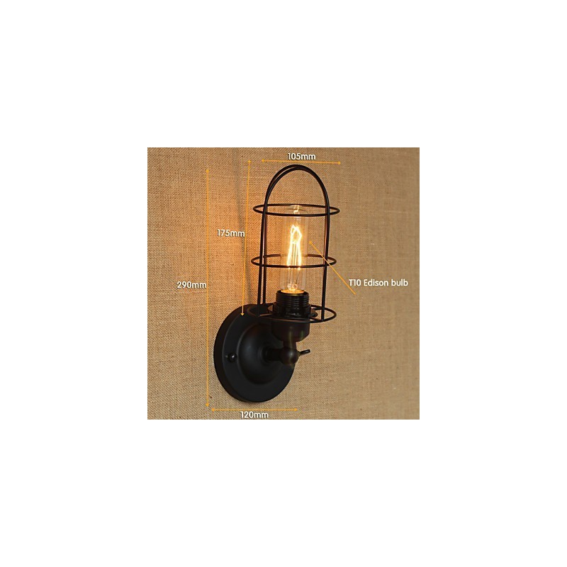 retro minimalistické dekorativní nástěnné svítidlo ulička schody balkon