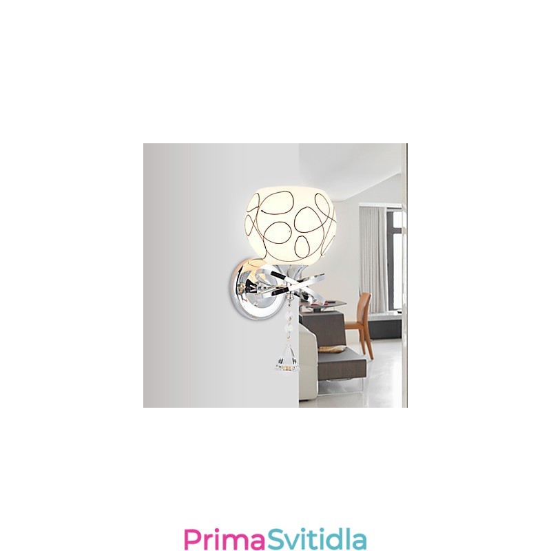 Kreativní současné a smluvní kreativní křišťálové nástěnné lampy