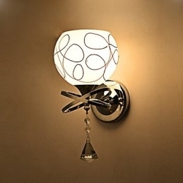 Kreativní současné a smluvní kreativní křišťálové nástěnné lampy