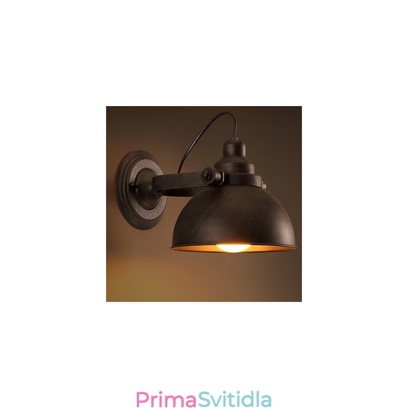 Podkrovní tepaný železný hrnec Kreativní Vintage nástěnná světla