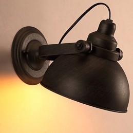 Podkrovní tepaný železný hrnec Kreativní Vintage nástěnná světla