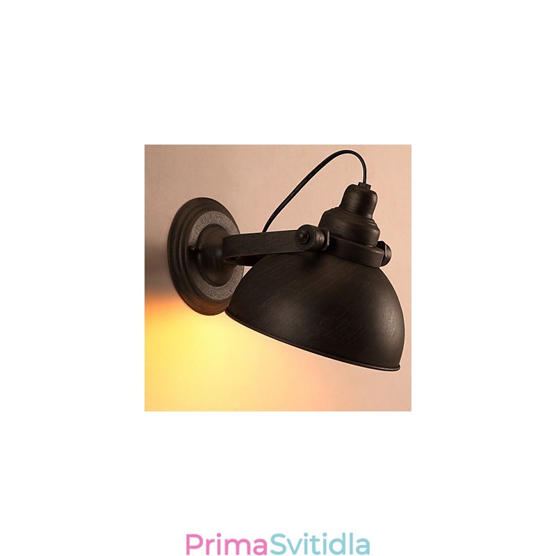 Podkrovní tepaný železný hrnec Kreativní Vintage nástěnná světla