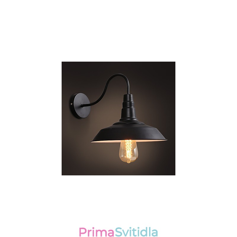 Obnova starověkých způsobů je stará pouliční lampa Balkonová chodba Nástěnná lampa z tepaného železa