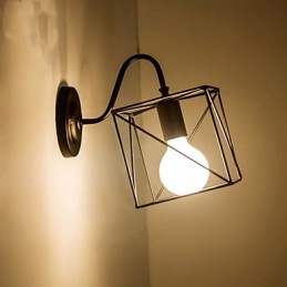 Nástěnná lampa American Industry Nostalgic Vintage Lron Loft Loft Aisle Wall Lamp for Balcon