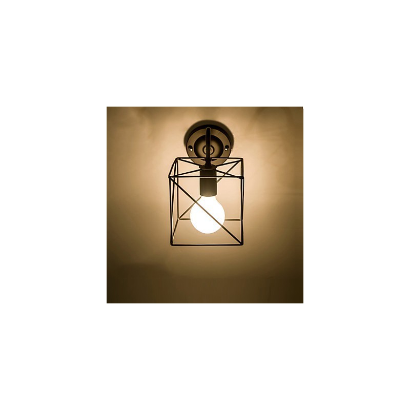 Nástěnná lampa American Industry Nostalgic Vintage Lron Loft Loft Aisle Wall Lamp for Balcon