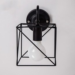 Nástěnná lampa American Industry Nostalgic Vintage Lron Loft Loft Aisle Wall Lamp for Balcon