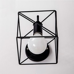 Nástěnná lampa American Industry Nostalgic Vintage Lron Loft Loft Aisle Wall Lamp for Balcon