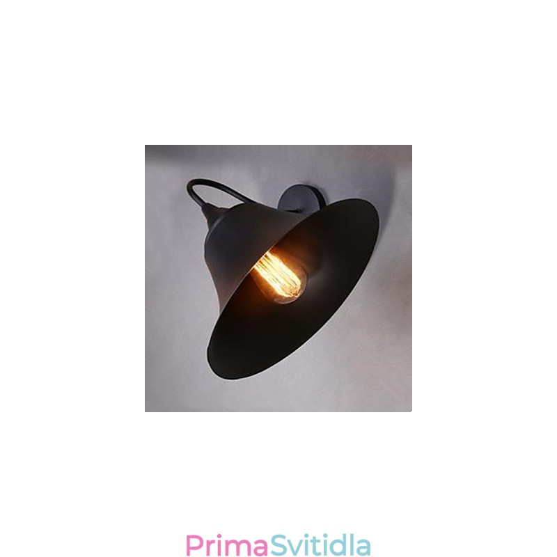 Americká country nástěnná lampa se železnou čepicí Nástěnná lampa z tepaného železa Archaize Znovuobnovení starověkých způsobů