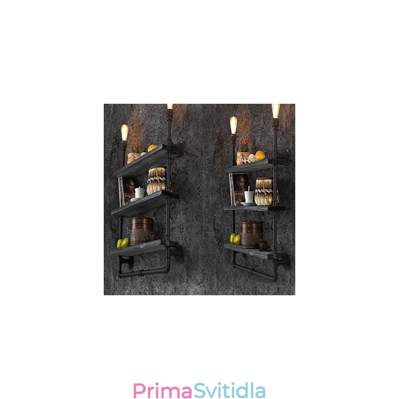 Nástěnné svítidla Mini Styl Rustikální Lodge Kov