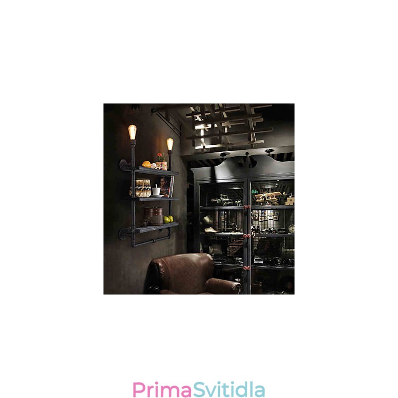 Nástěnné svítidla Mini Styl Rustikální Lodge Kov