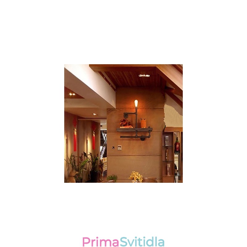 Nástěnné svítidla Mini Styl Rustikální Lodge Kov