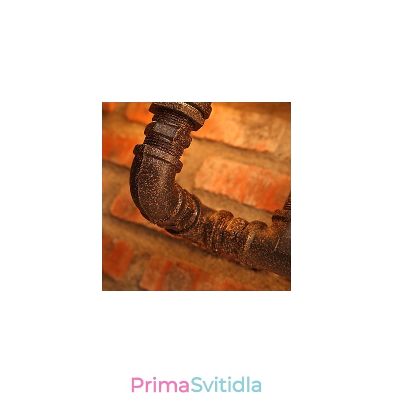 Retro barové železné nástěnné svítidla Mini styl rustikální Lodge Metal
