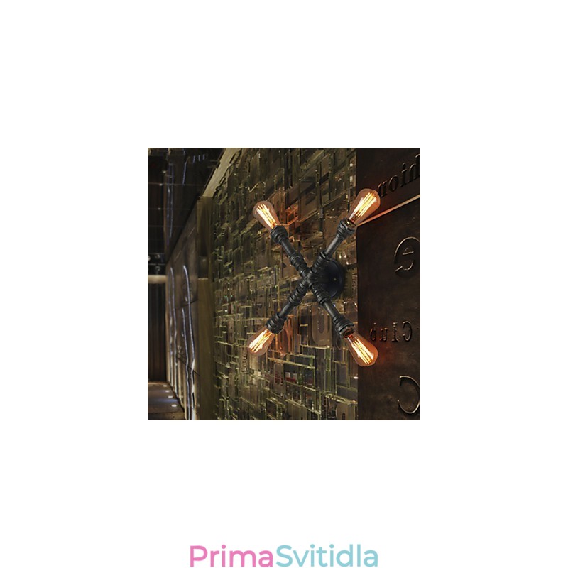 Nástěnné svítidla Mini Styl Rustikální Lodge Kov