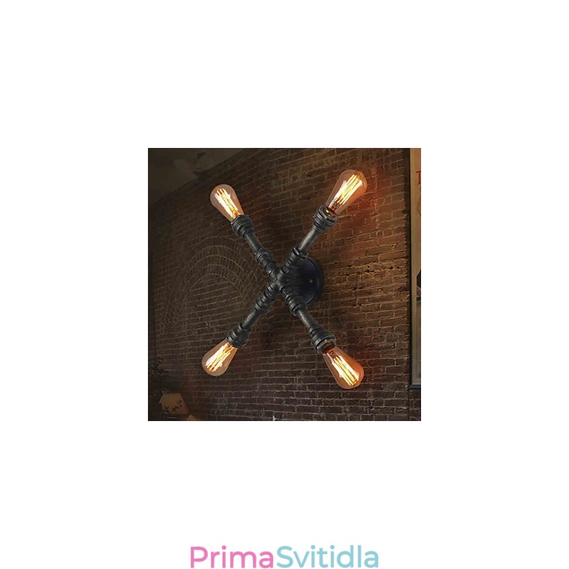 Nástěnné svítidla Mini Styl Rustikální Lodge Kov