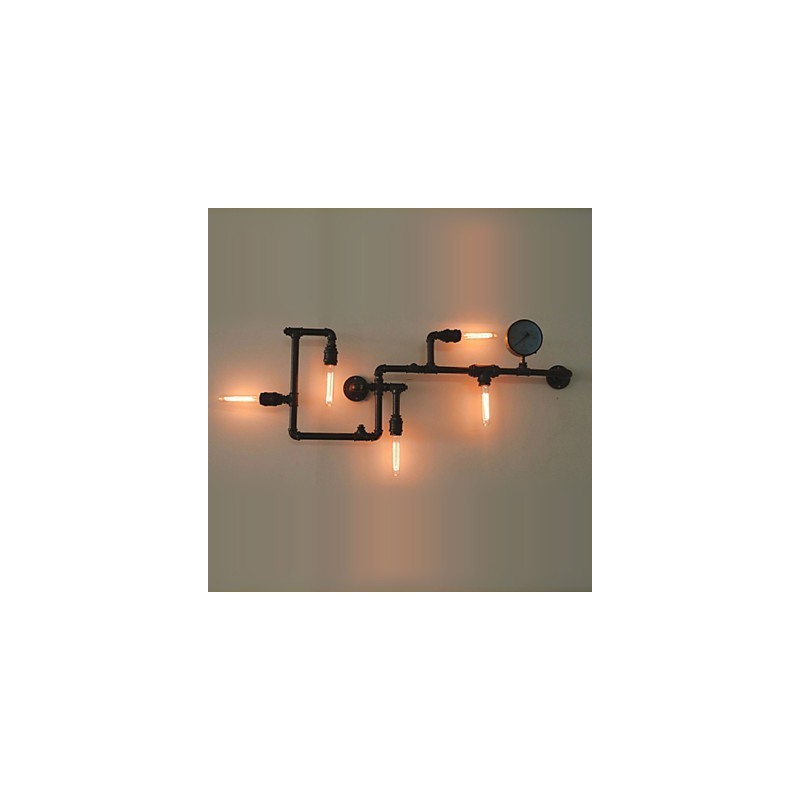 Nástěnné svítidla 5 lehká žehlička na vodní dýmky Mini styl industriální styl Country Metal