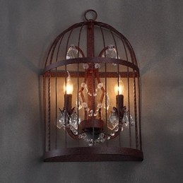 Nástěnné svítidla v mini stylu Rustic Lodge Metal