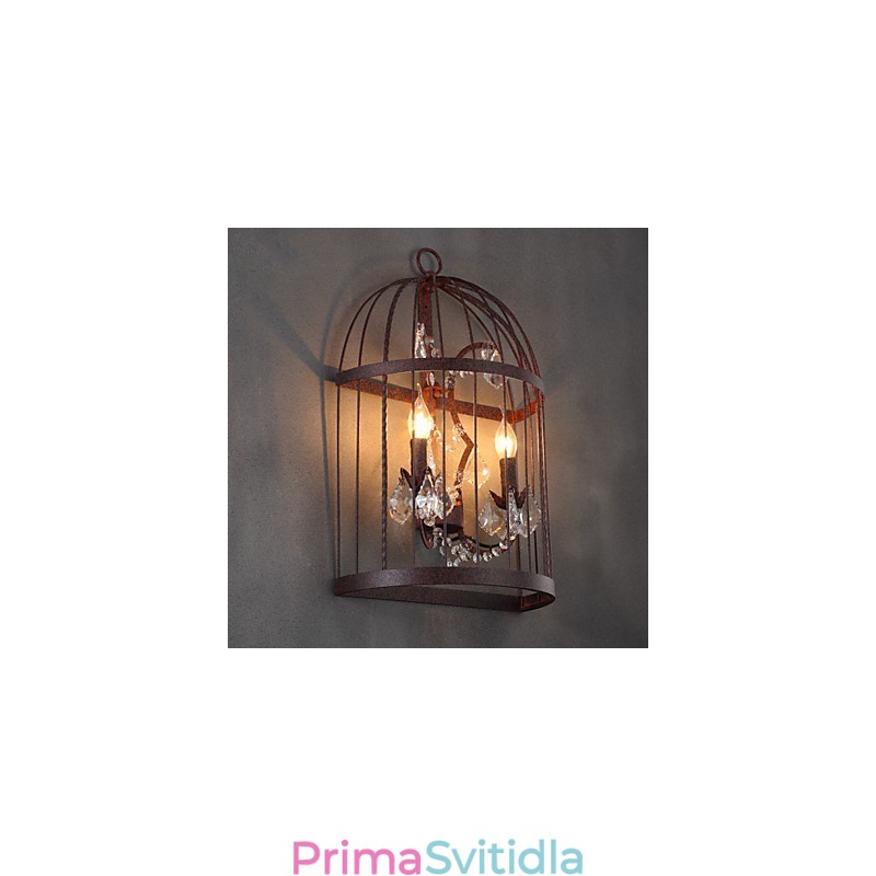 Nástěnné svítidla v mini stylu Rustic Lodge Metal