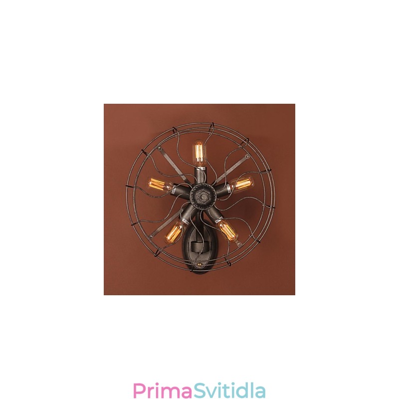 Mini styl nástěnné svítidla Country Metal
