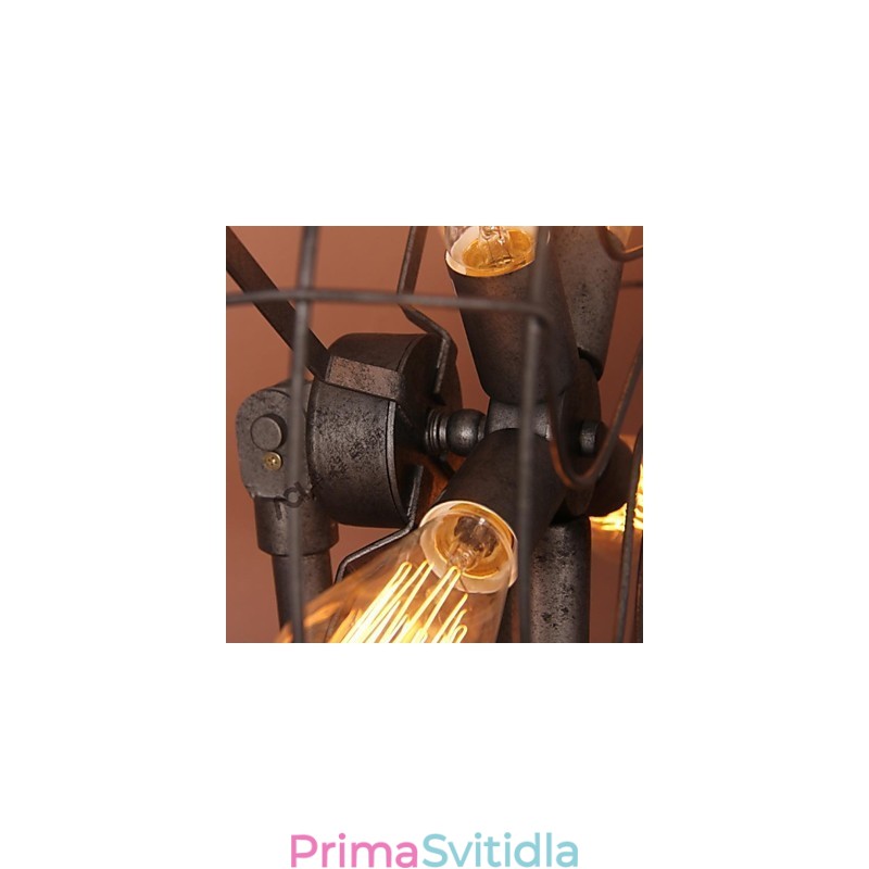 Mini styl nástěnné svítidla Country Metal