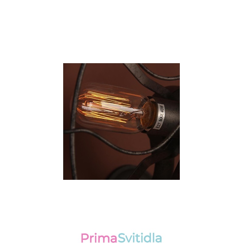 Mini styl nástěnné svítidla Country Metal