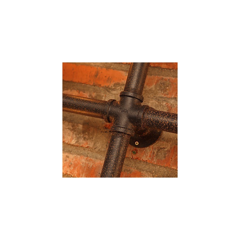 Retro barové železné nástěnné nástěnné svítidla Mini styl Rustikální Lodge Metal
