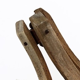 Vintage americká rustikální dřevěná nástěnná lampa na víno do obývacího pokoje a ložnice