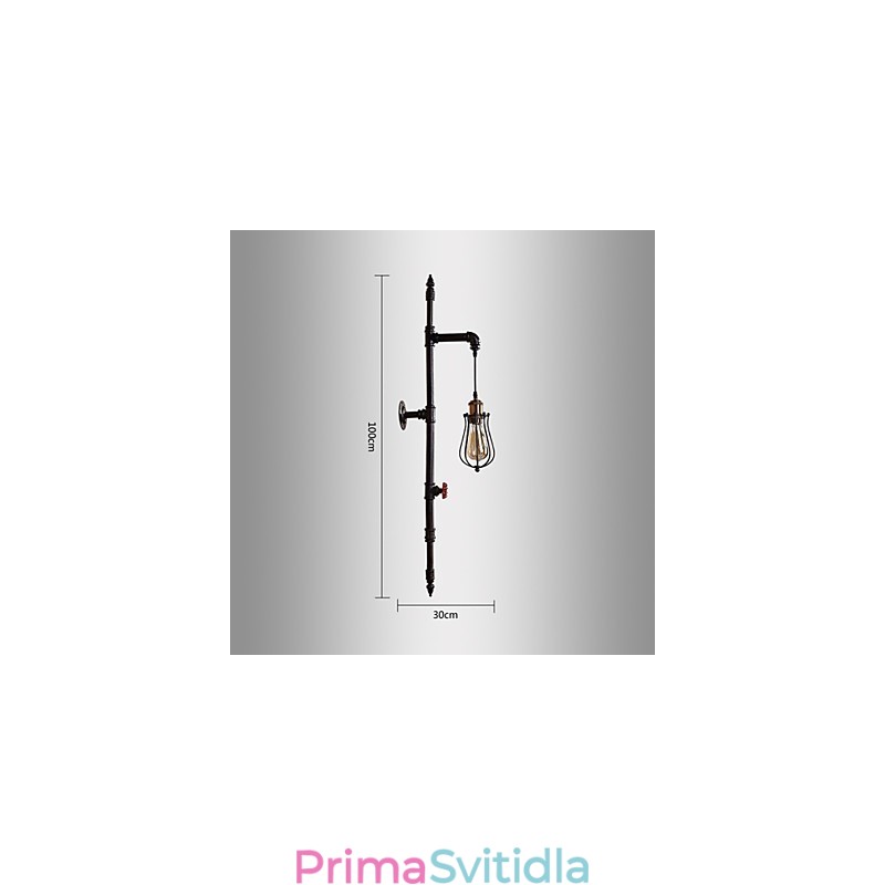 Nástěnné svítidla Mini Styl Rustikální Lodge Kov