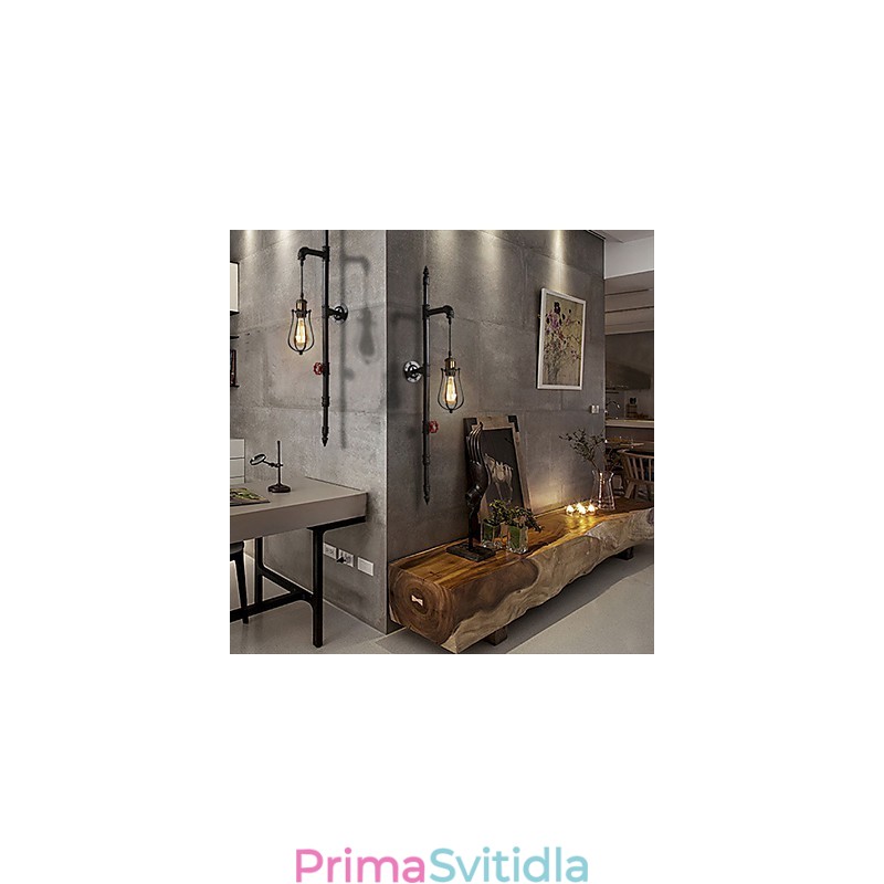 Nástěnné svítidla Mini Styl Rustikální Lodge Kov