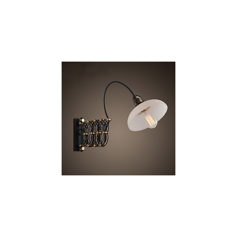 Vintage Industrial American Country Restaurant Ložnice Studie Kreativní lampa do uličky Teleskopická železná nástěnná lampa