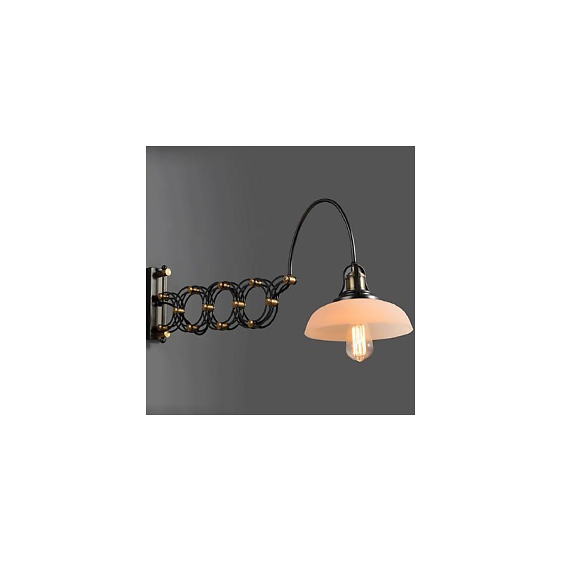 Vintage Industrial American Country Restaurant Ložnice Studie Kreativní lampa do uličky Teleskopická železná nástěnná lampa