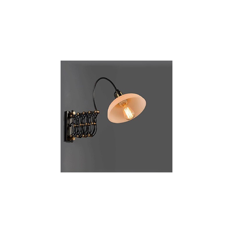 Vintage Industrial American Country Restaurant Ložnice Studie Kreativní lampa do uličky Teleskopická železná nástěnná lampa