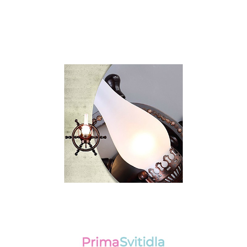 Nástěnná lampa One Light and Glass