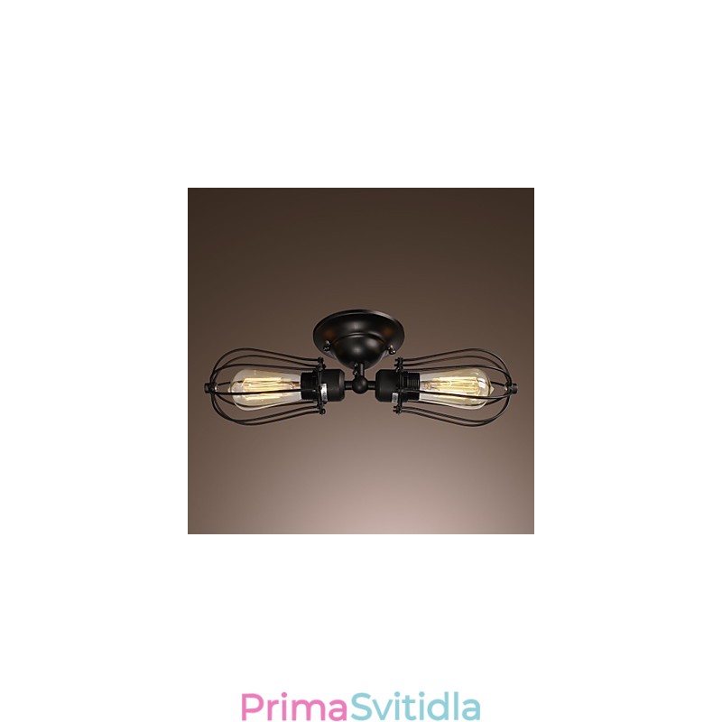 2 Světlé zlaté nástěnné svítidlo v antickém stylu