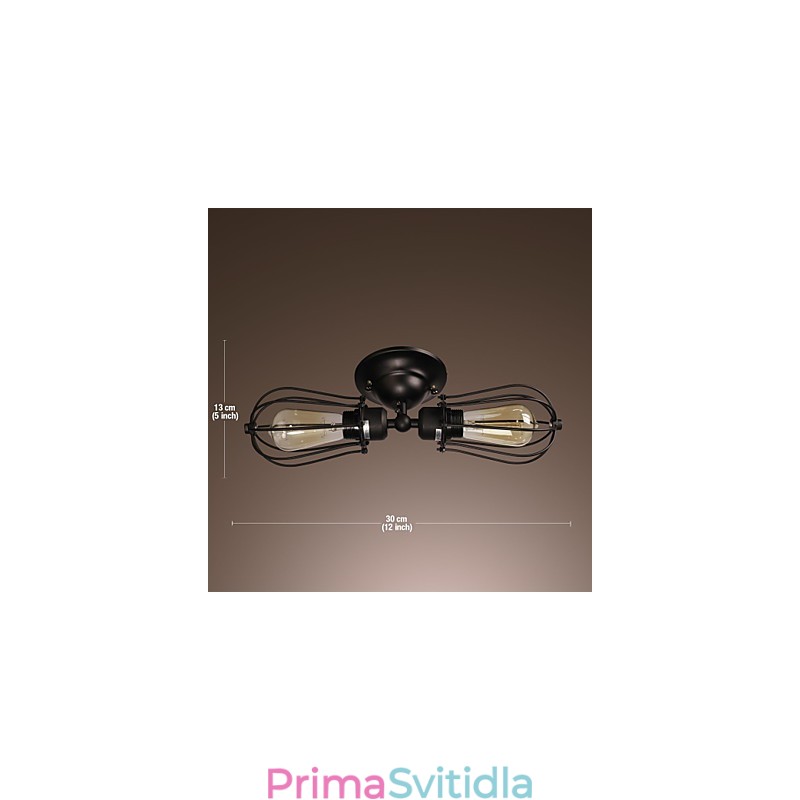 2 Světlé zlaté nástěnné svítidlo v antickém stylu